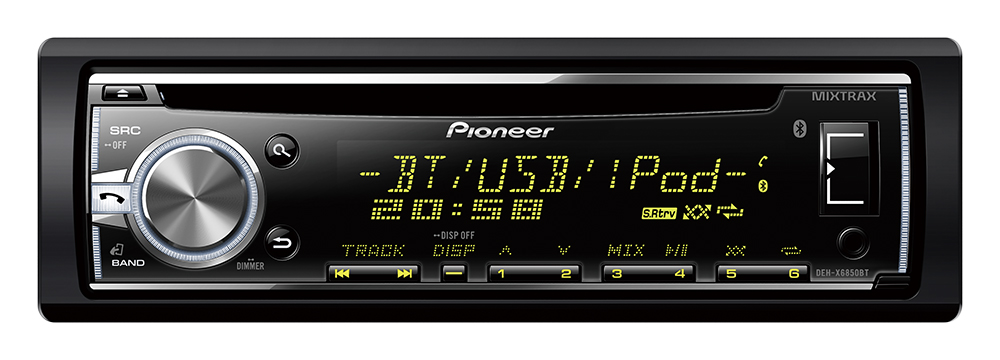 DEH-6850BT RADIO PIONEER BLUETOOTH, USB, MP3, MIXTRAX, AUX