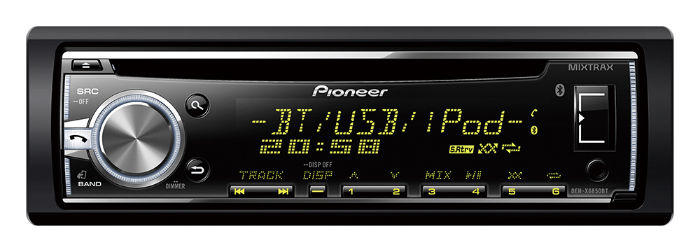 Pioneer saca nuevas radioCD con bluetooth