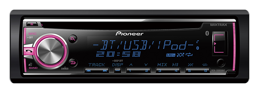 DEH-6850BT RADIO PIONEER BLUETOOTH, USB, MP3, MIXTRAX, AUX